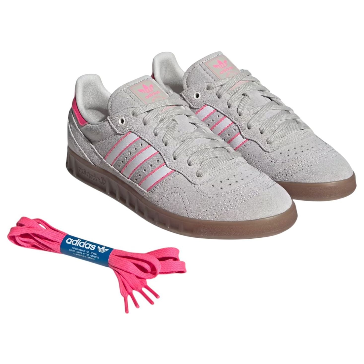 adidas Handball Top 'Grey White Lucid Pink' JR3656
