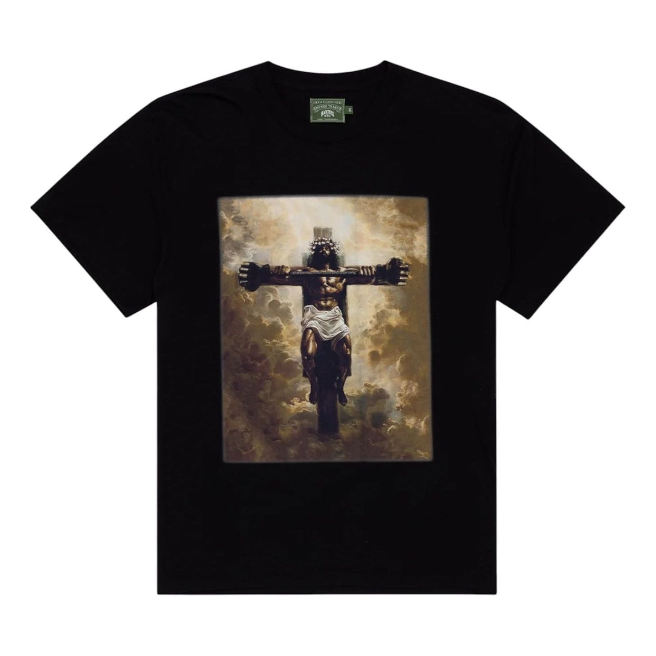 Denim Tears x Hardies Tears Buff Jesus T-Shirt 'Black' FW25TSS13462296