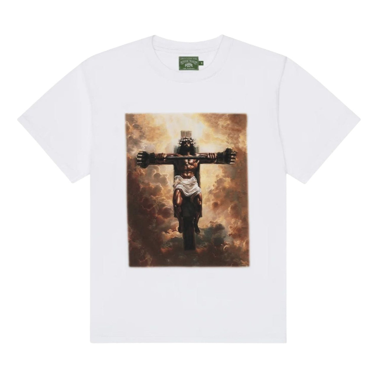 Denim Tears x Hardies Tears Buff Jesus T-shirt 'White' FW25TSS13462295