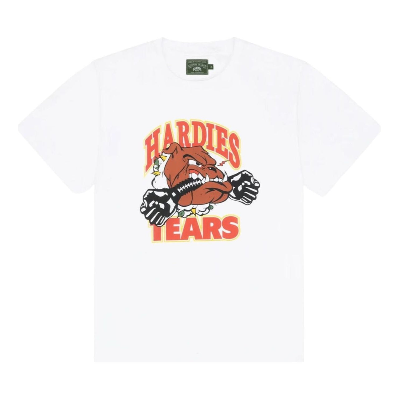 Denim Tears x Hardies Tears Bulldog T-shirt 'White' FW25TSS13272260