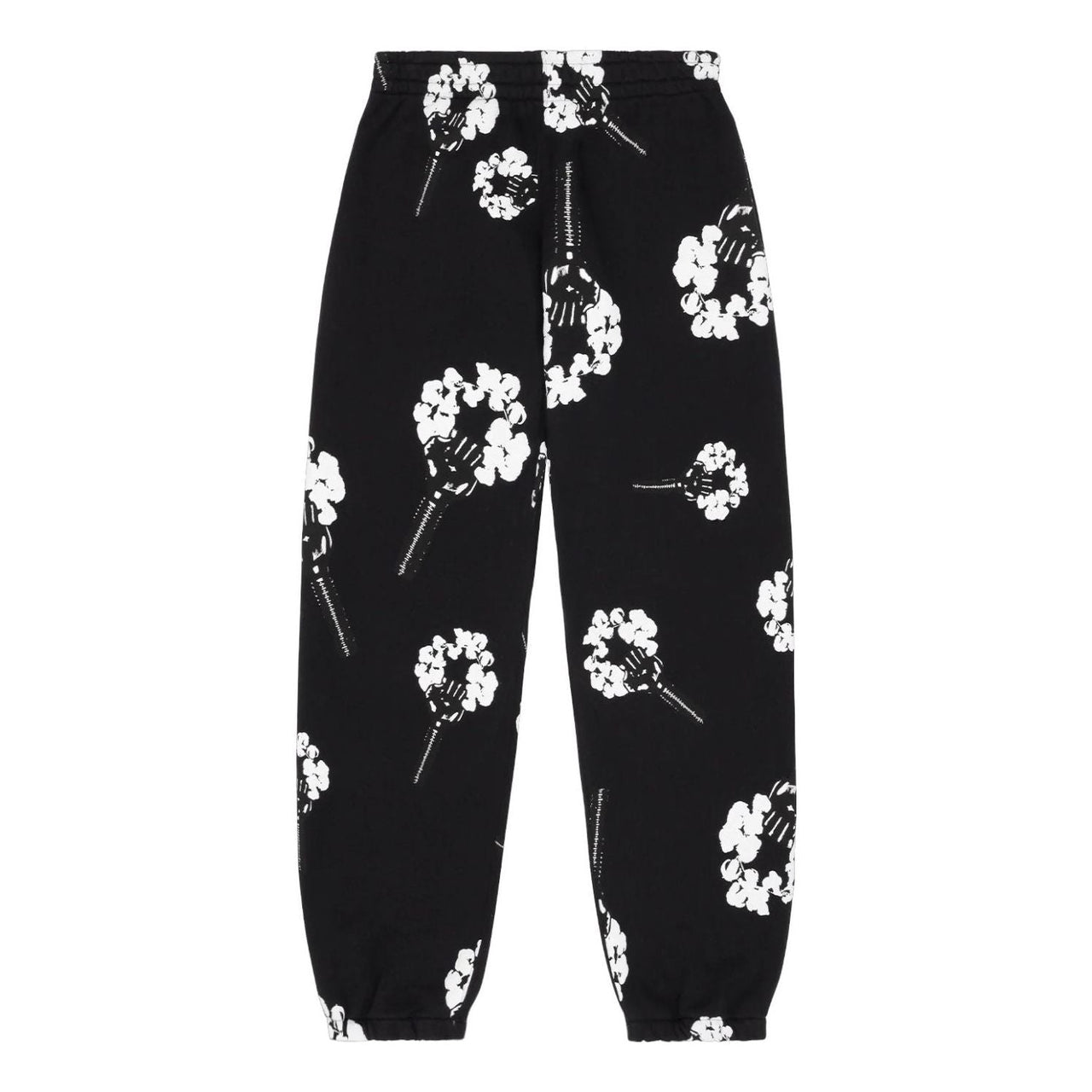 Denim Tears x Hardies Tears Fist Wreath Open Hem Sweatpants 'Black' FW25BBS12332168