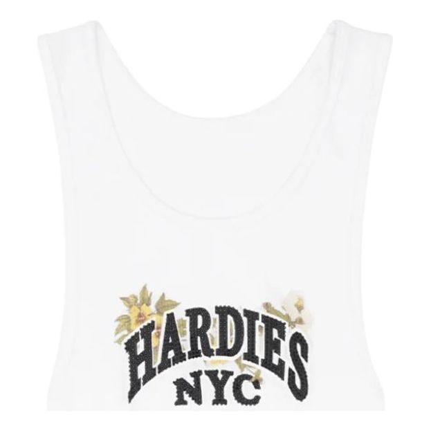 Denim Tears x Hardies Tears Rhinestone Tank Top 'White' FW25TKK12352170