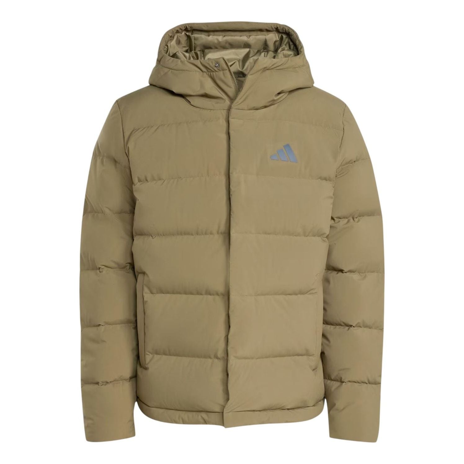 adidas Helionic Climawarm Hooded Down Jacket 'Olive Strata' JX0580