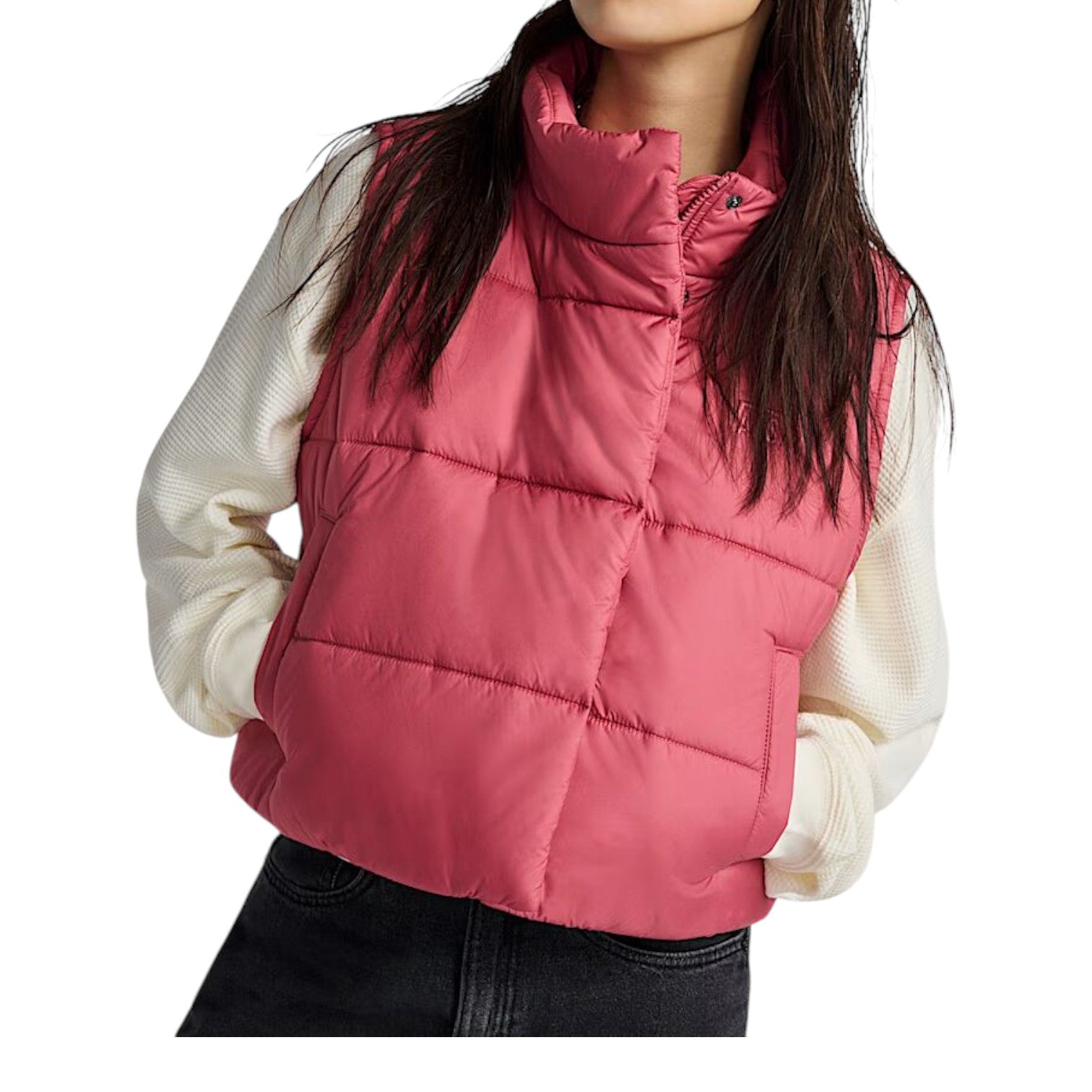 (WMNS) Vans Hillgate Cropped Vest 'Mauvewood Pink' VN000PK5ZRY