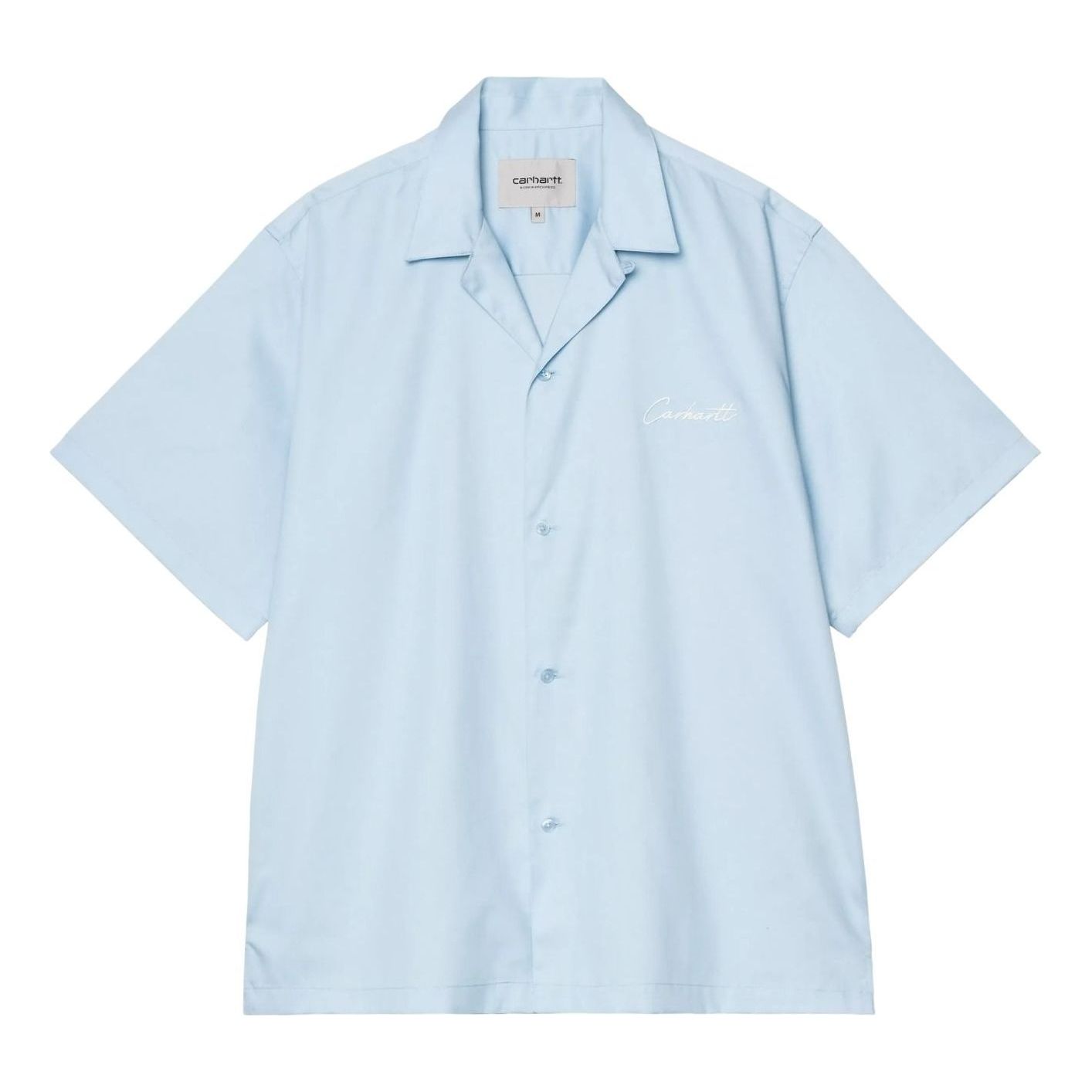 Carhartt WIP S/S Delray Shirt 'Icaria White' I031465-3M3-XX
