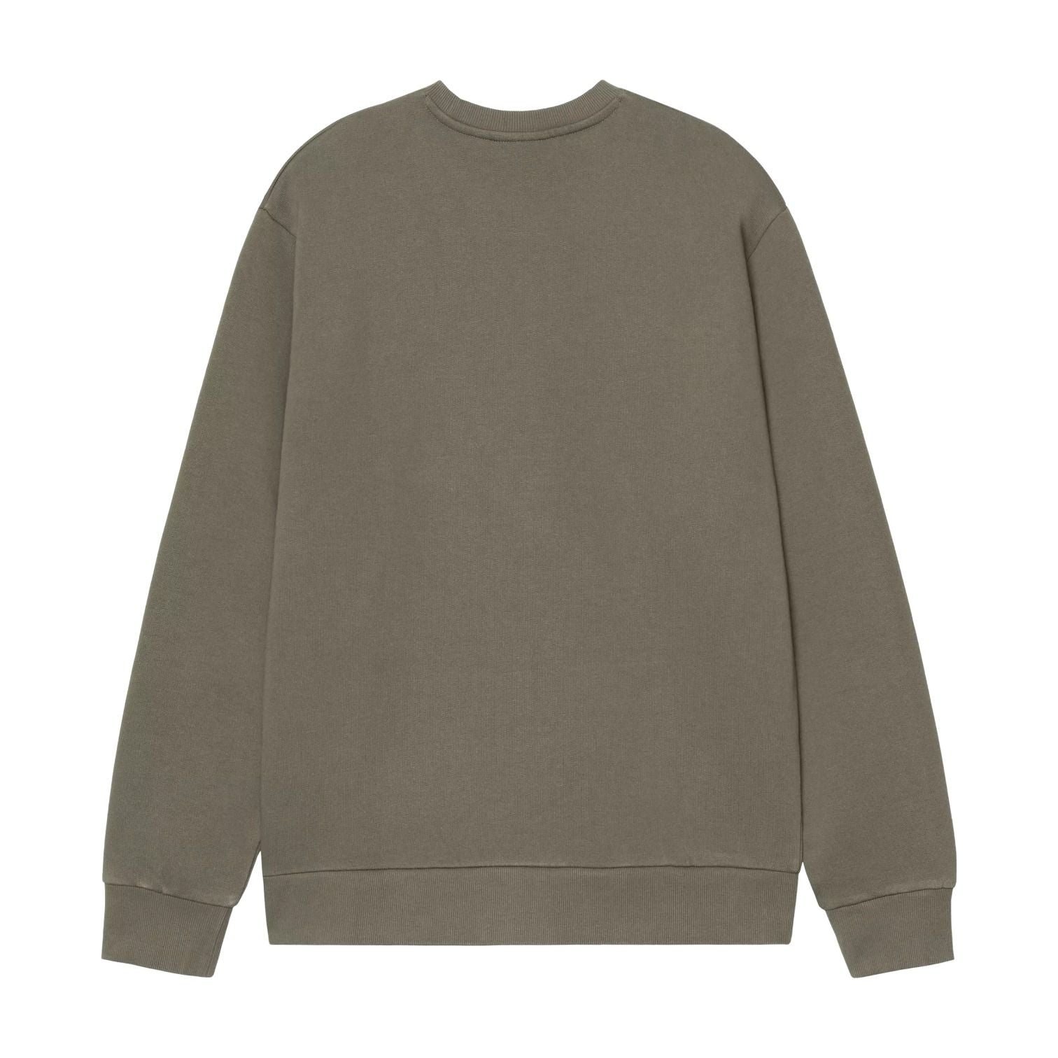 Carhartt WIP Script Embroidery Sweatshirt 'Leaf White' I034496-3LU-XX