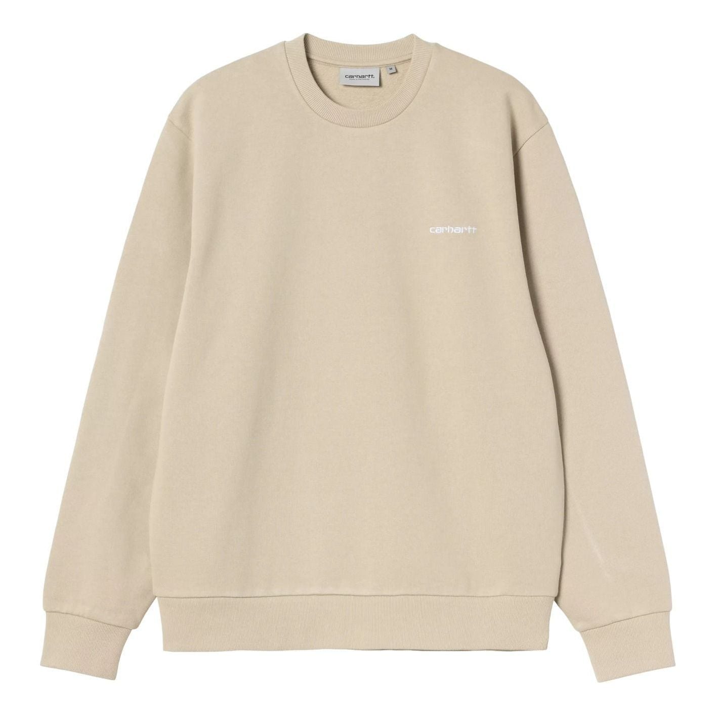 Carhartt WIP Script Embroidery Sweatshirt 'Barchan White' I034496-3LW-XX