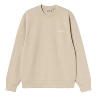 Carhartt WIP Script Embroidery Sweatshirt 'Barchan White' I034496-3LW-XX