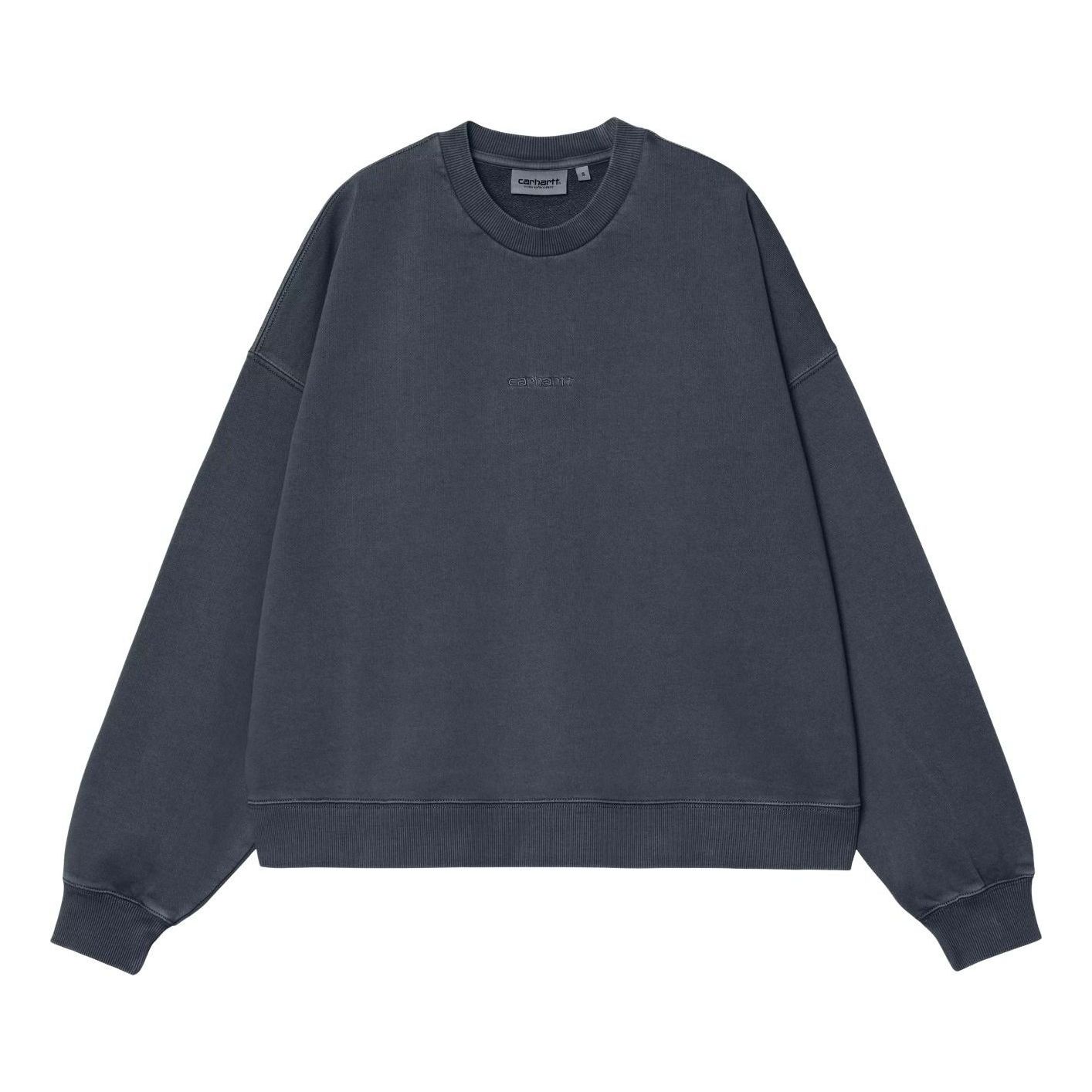 (WMNS) Carhartt WIP Benton Sweatshirt 'Carbon' I034511-3IW-GD