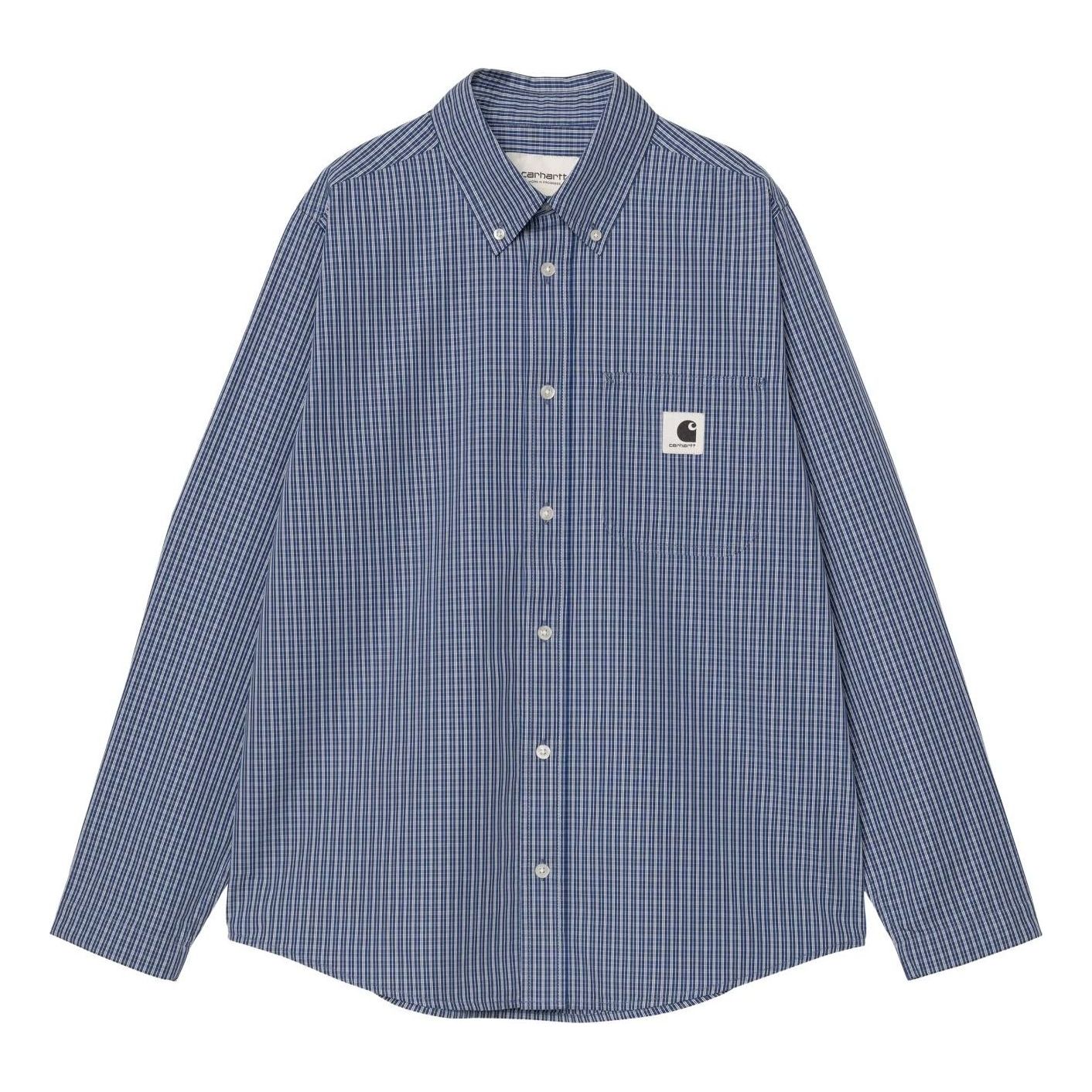 (WMNS) Carhartt WIP L/S Groff Shirt 'Blue' I036234-3JL-XX
