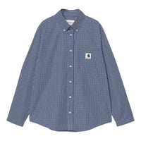 (WMNS) Carhartt WIP L/S Groff Shirt 'Blue' I036234-3JL-XX
