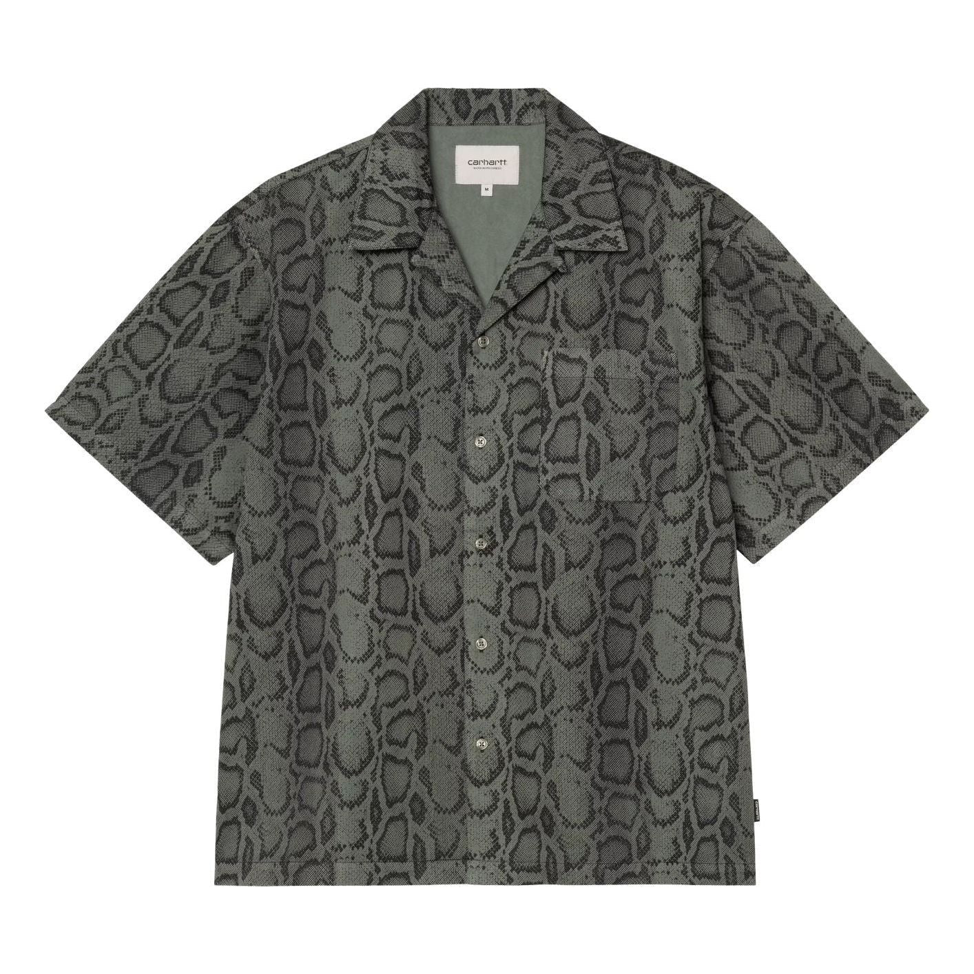 Carhartt WIP S/S Snake Camo Shirt 'Leaf' I036275-3QA-GD