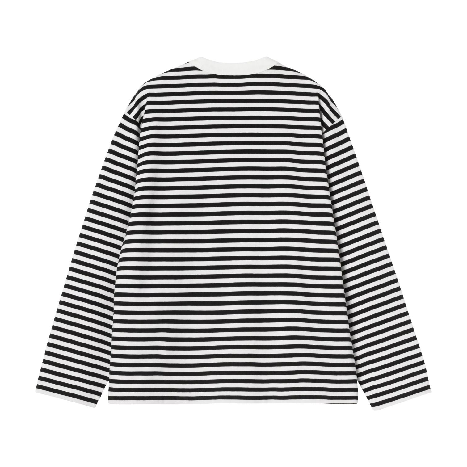 (WMNS) Carhartt WIP L/S Ezra T-Shirt 'Ezra Stripe Black' I036345-3KR-XX
