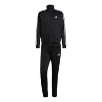 adidas Basic 3-Stripes Tricot Tracksuit Asia Sizing 'Black' IC6747