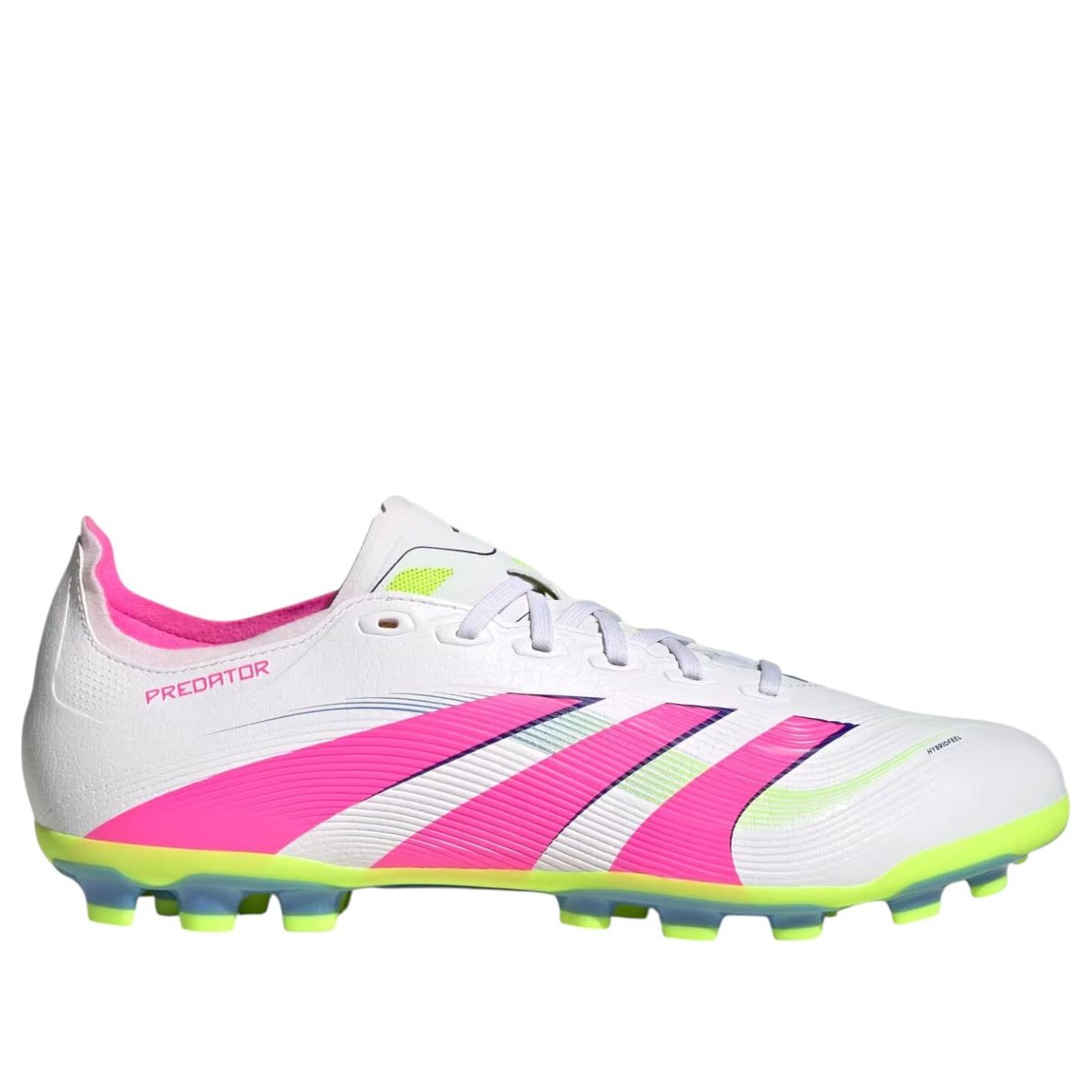 adidas Predator League AG 'Cloud White Lucid Pink Lucid Lemon' ID3836