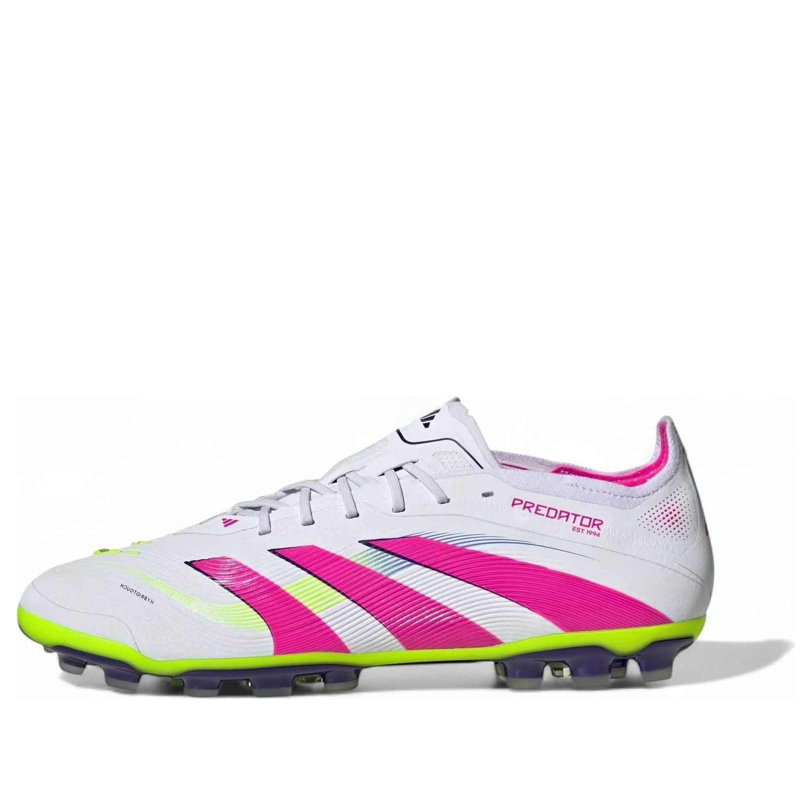 adidas Predator Elite AG 'White Lucid Pink Lemon' ID3838