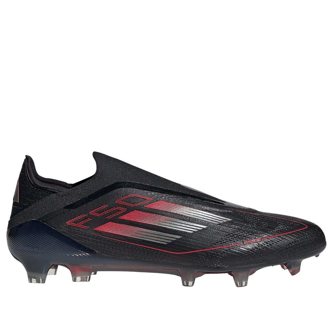 adidas F50 Elite Laceless FG 'Core Black Iron Metallic Lucid Red' IE1215