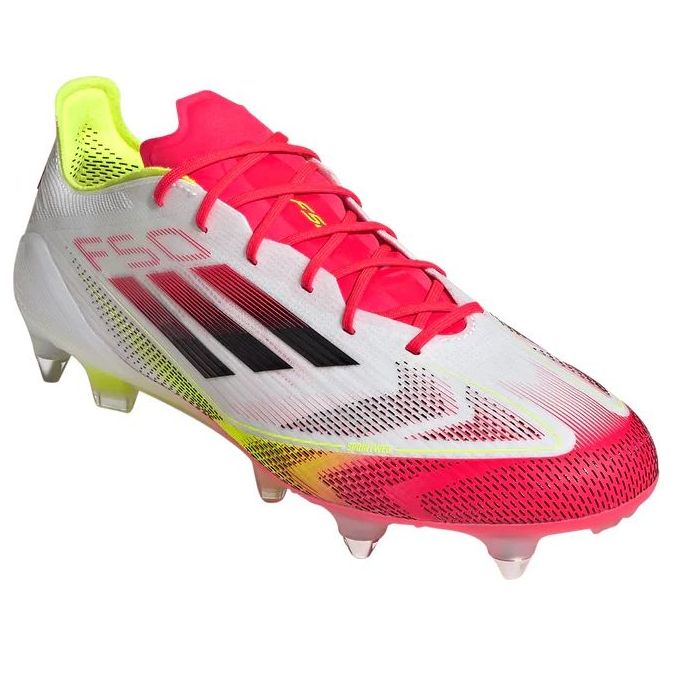 adidas F50 Elite SG 'Pure Victory Pack White Yellow Neon Red' IE1258