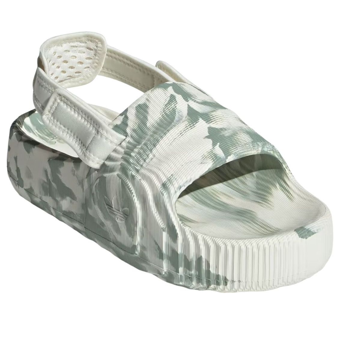 (WMNS) adidas Adilette 22 XLG Slide 'Off White Silver Green' IE5652