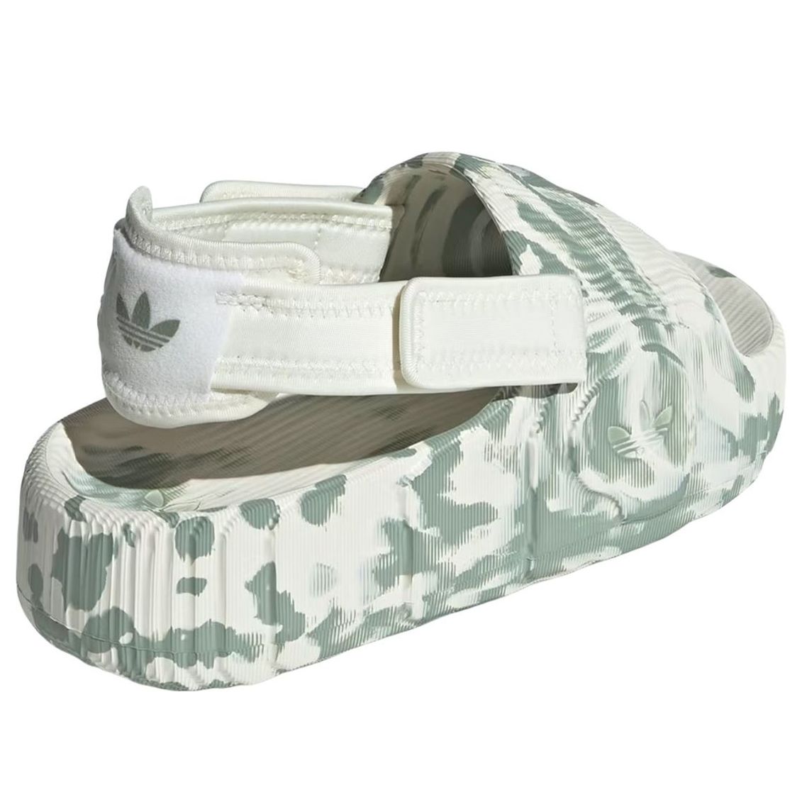 (WMNS) adidas Adilette 22 XLG Slide 'Off White Silver Green' IE5652