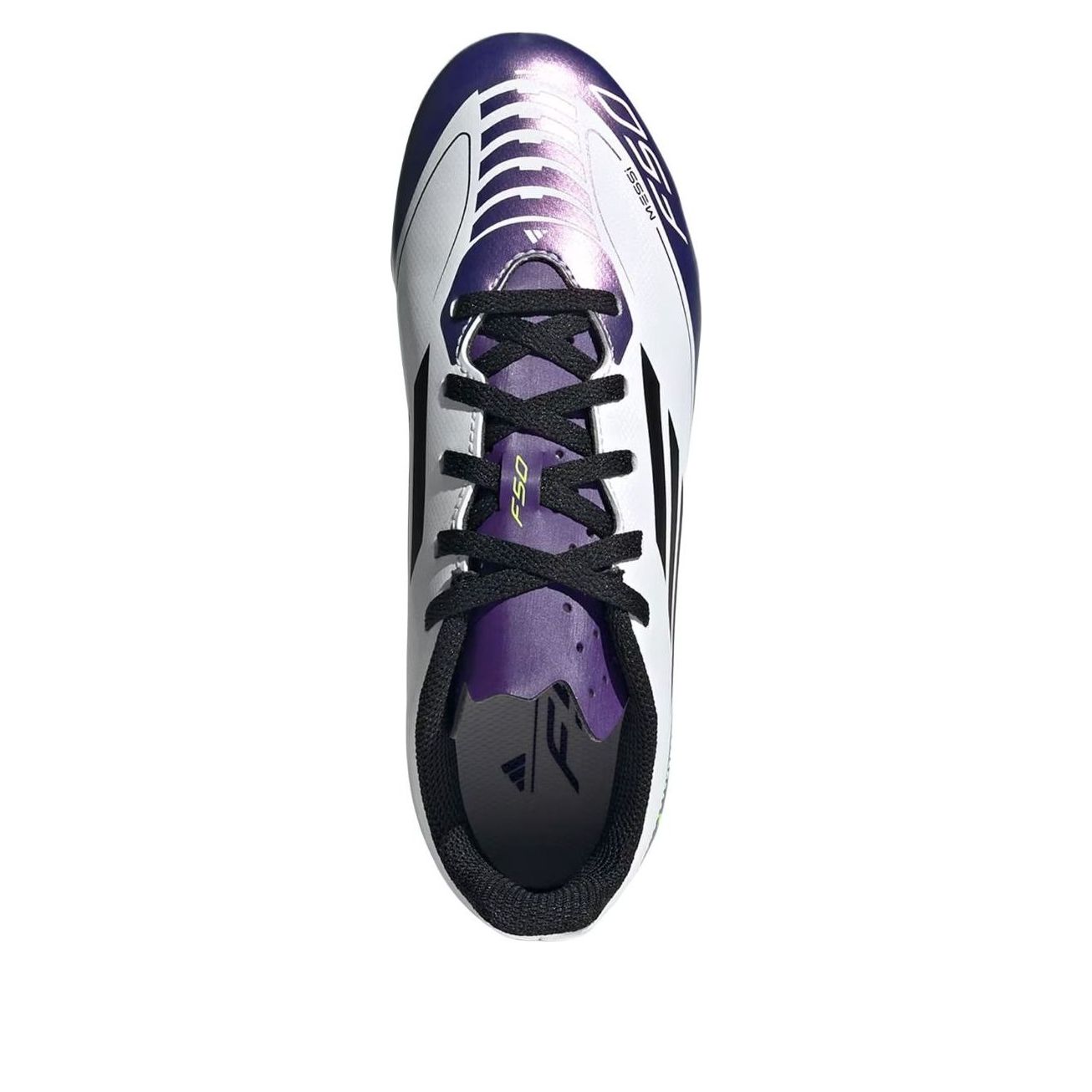 (PS) adidas Messi F50 Club FXG 'White Unity Purple' IE9088