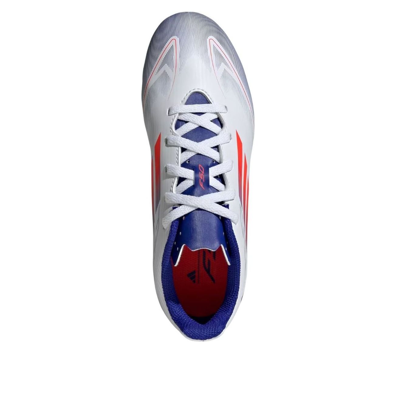 (GS) adidas F50 Club FxG 'White Solar Red' IF1382