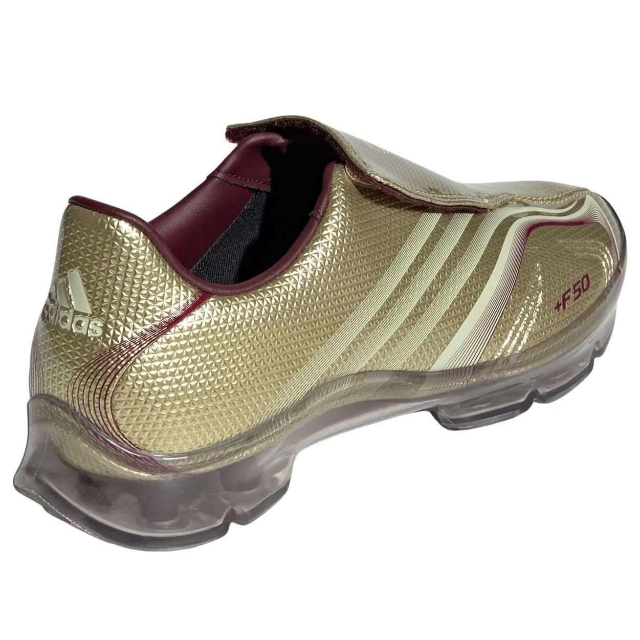 (WMNS) adidas F50 Walkable 'Gold Metallic Maroon' IH1657