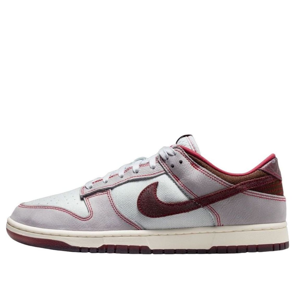 Nike Dunk Low Canvas 'Pure Platinum Burgundy Crush' IH1942-001