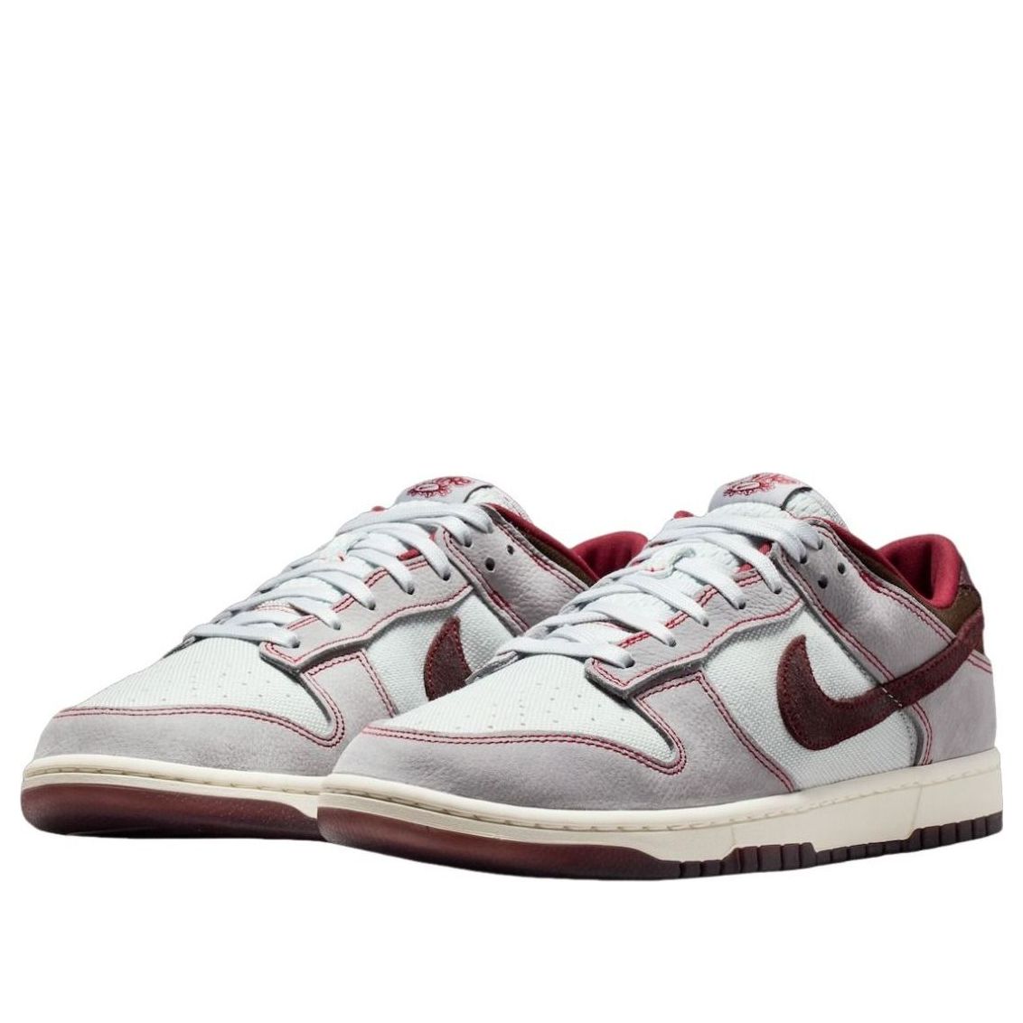 Nike Dunk Low Canvas 'Pure Platinum Burgundy Crush' IH1942-001