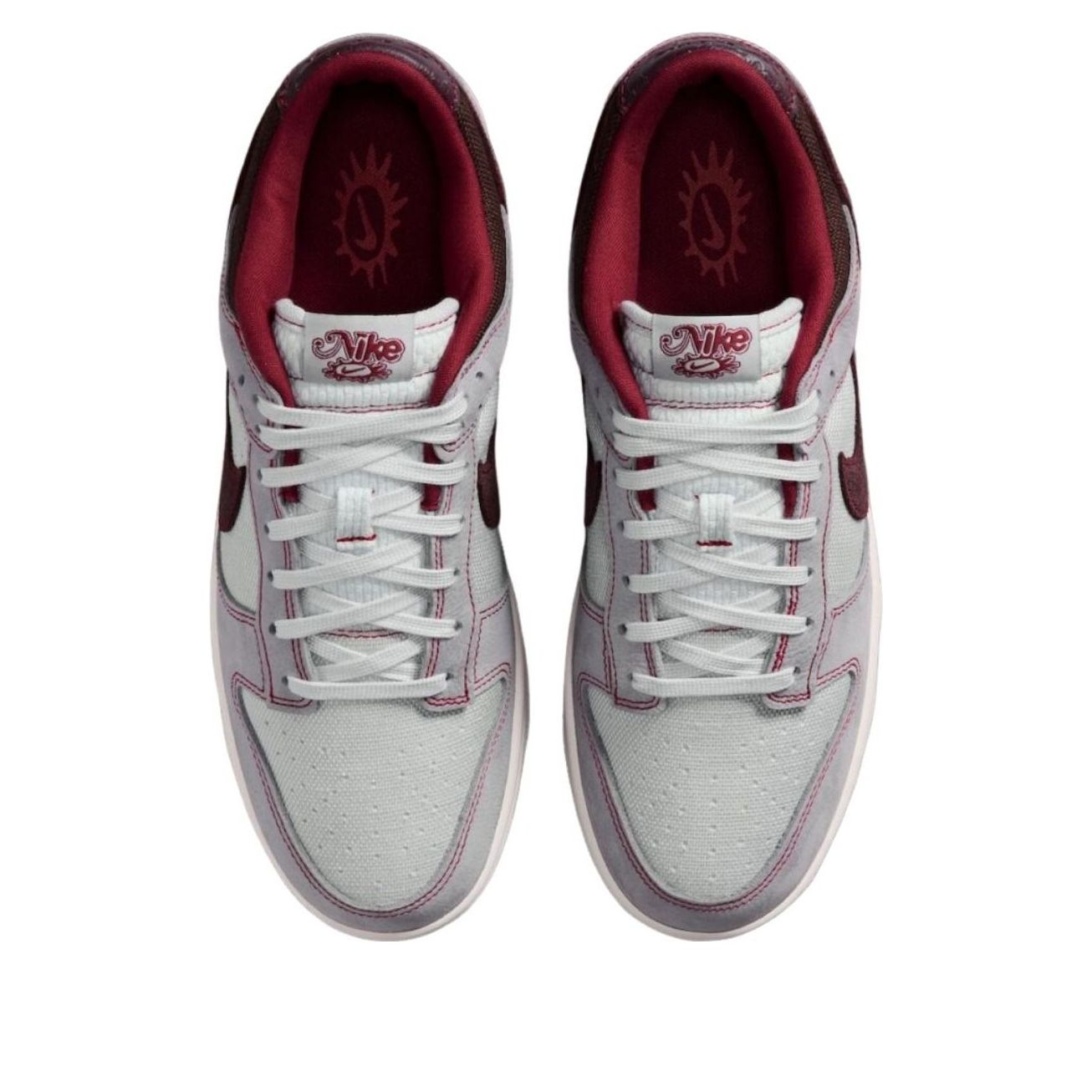 Nike Dunk Low Canvas 'Pure Platinum Burgundy Crush' IH1942-001