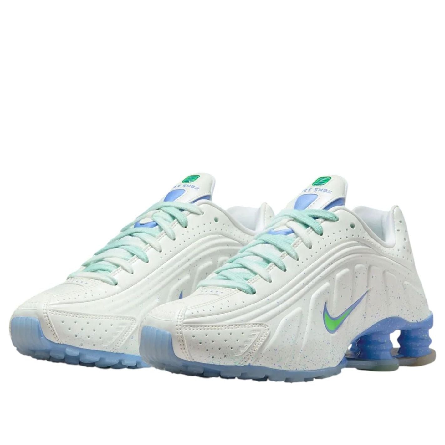 (WMNS) Nike Shox R4 AB 'White Green Strike Royal Pulse' IH2343-100