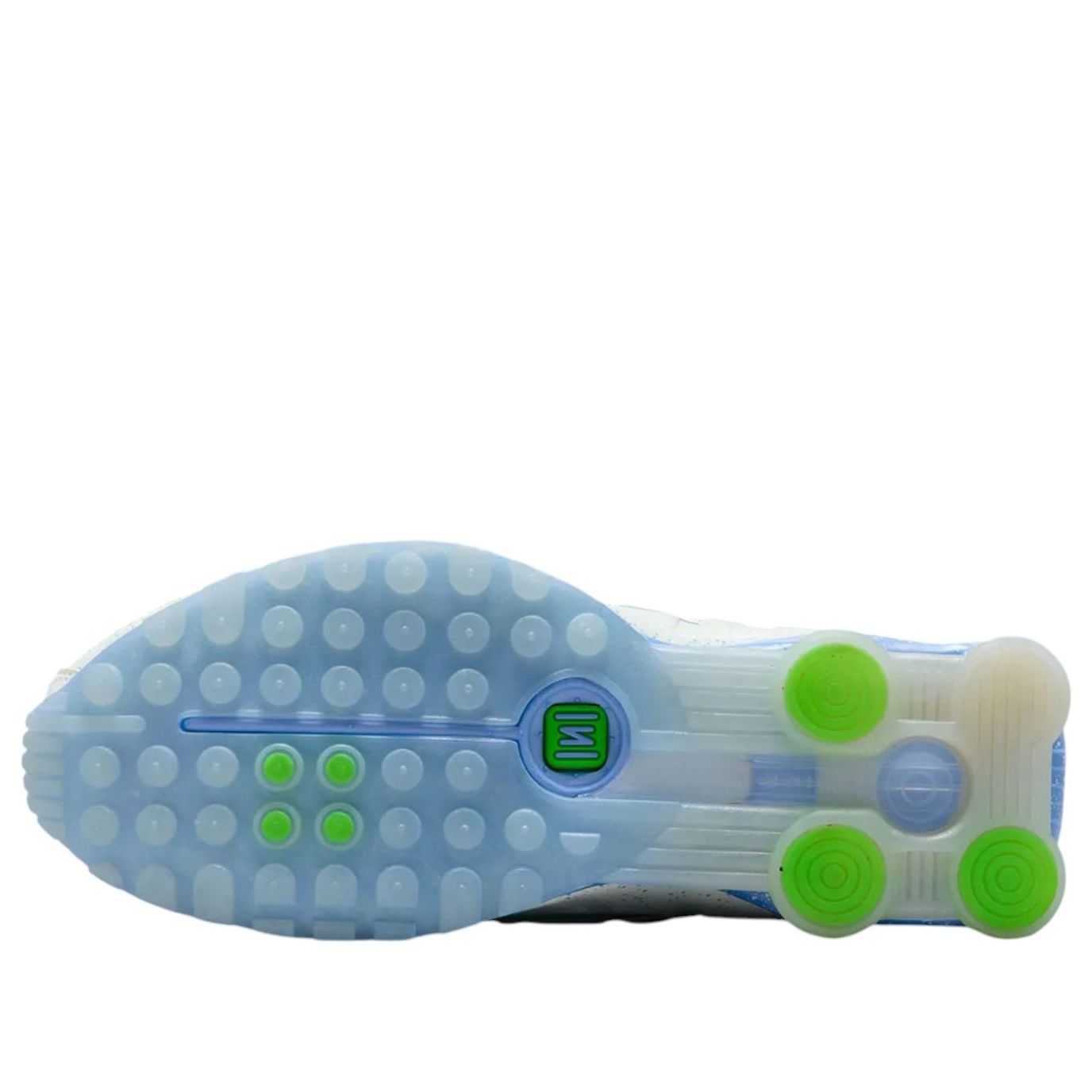 (WMNS) Nike Shox R4 AB 'White Green Strike Royal Pulse' IH2343-100
