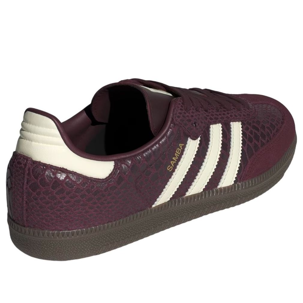 (WMNS) adidas Samba 'Maroon Python' IH3979