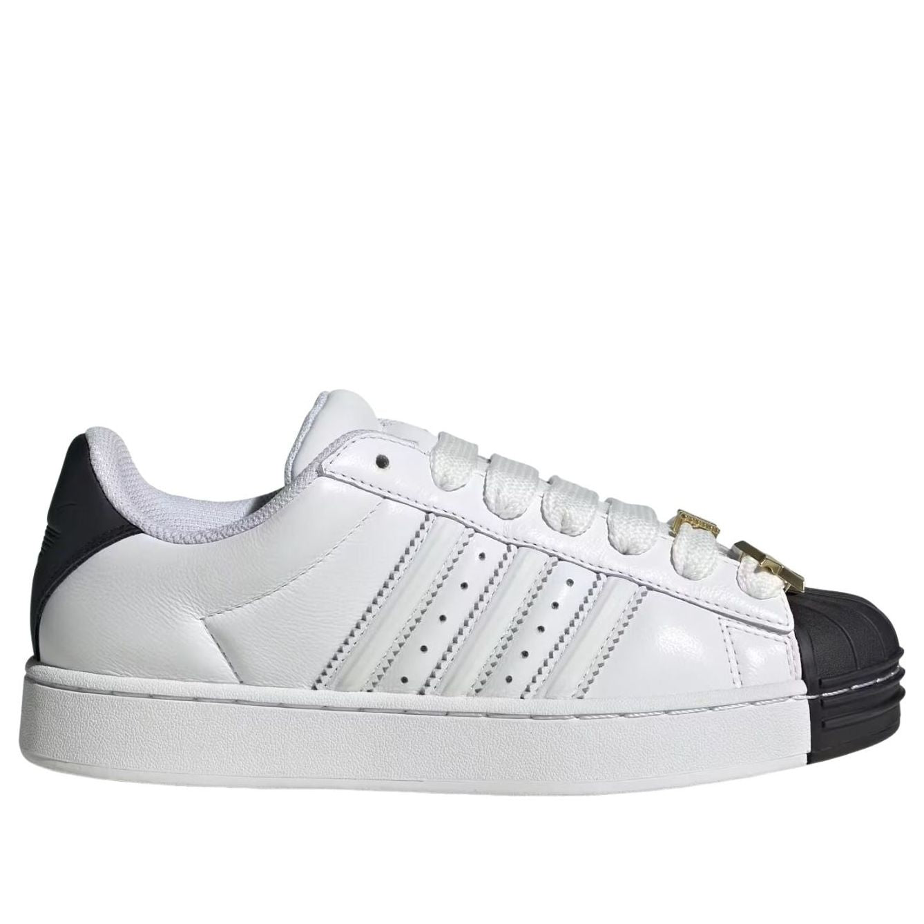 (WMNS) adidas Superstar 'Cloud White Core Black Gold Metallic' IH6679