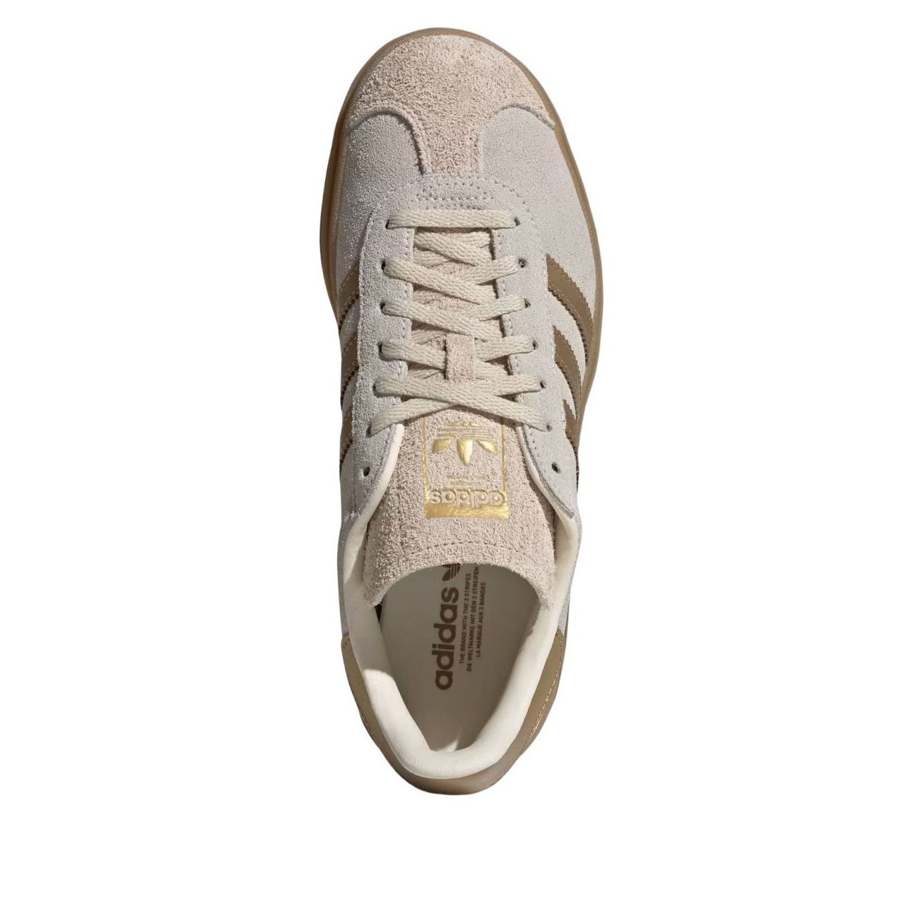 (WMNS) adidas Gazelle Bold 'Cream White Brown Desert' IH6781