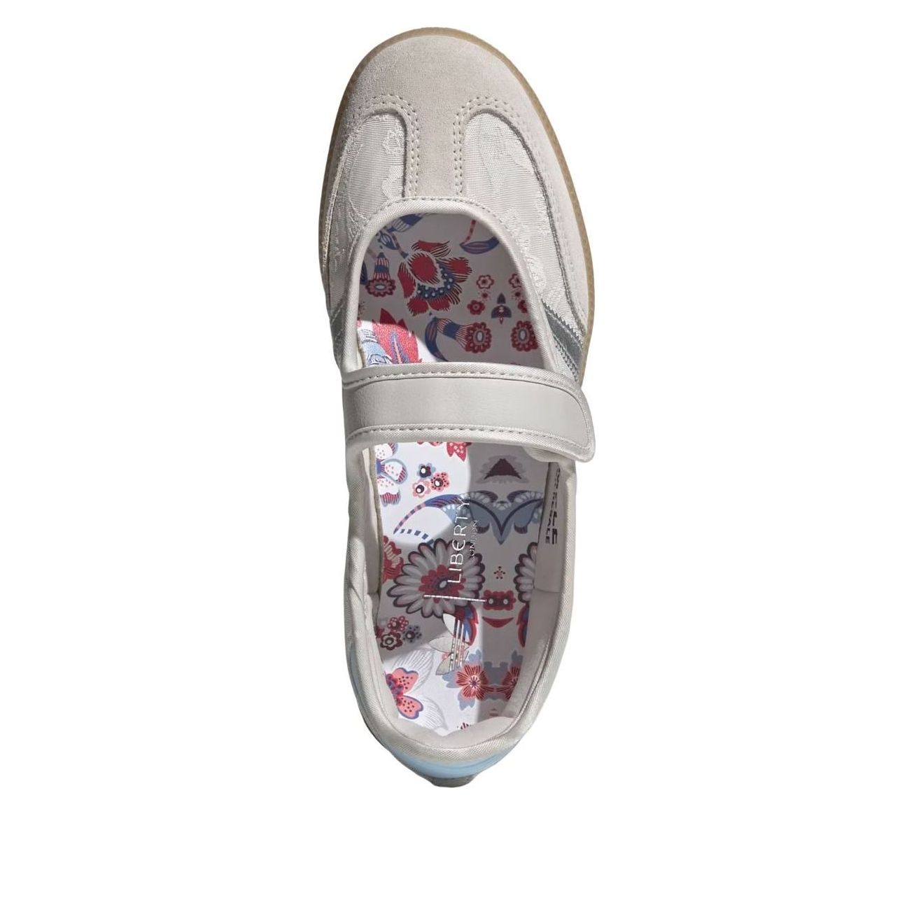 (WMNS) adidas x Liberty London Samba Jane 'Chalk Pearl Silver Metallic' IH6978