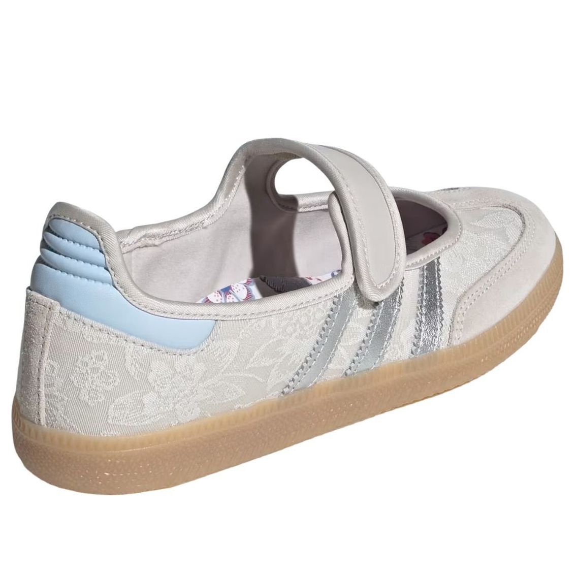 (WMNS) adidas x Liberty London Samba Jane 'Chalk Pearl Silver Metallic' IH6978