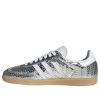 (WMNS) adidas Samba Patent Snakeskin 'Silver Metallic' IH9016