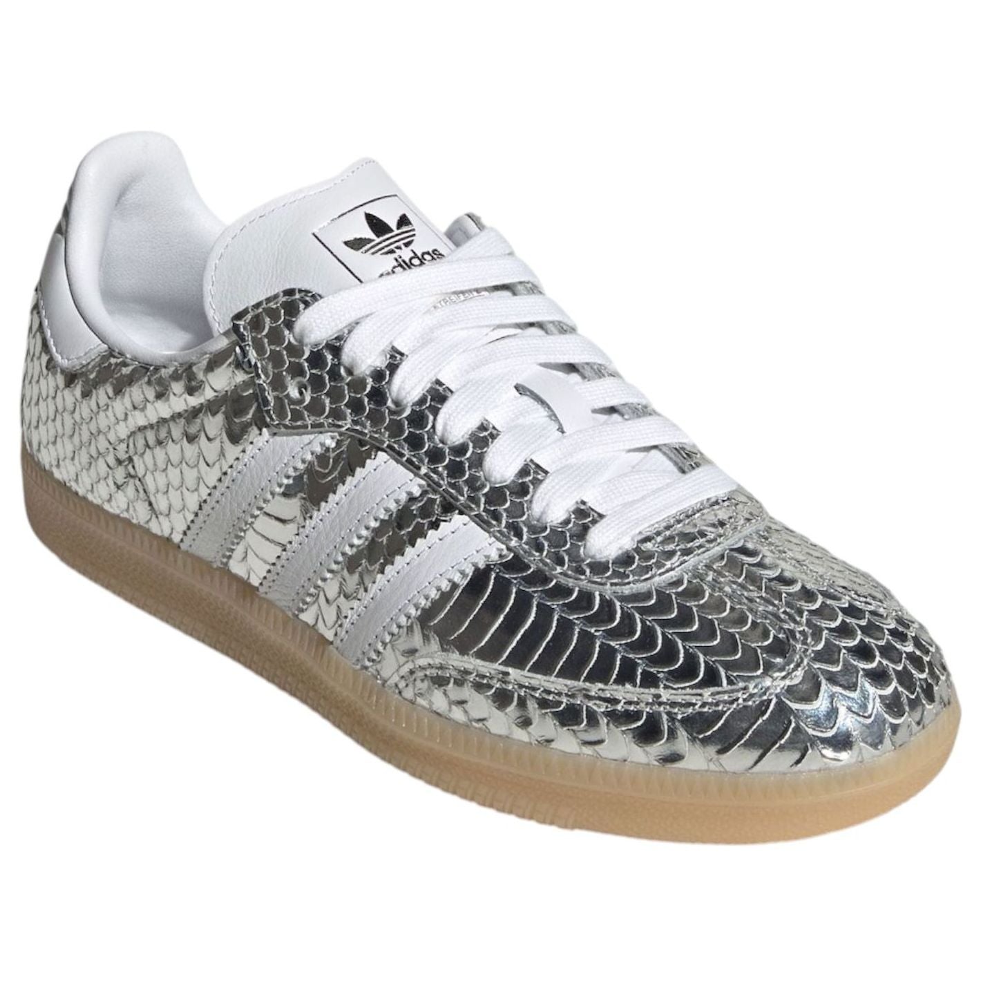 (WMNS) adidas Samba Patent Snakeskin 'Silver Metallic' IH9016