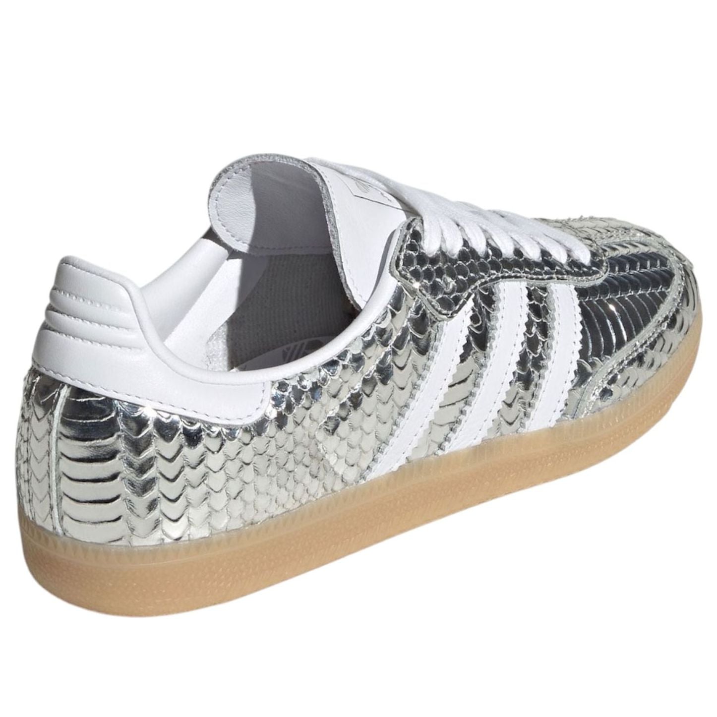 (WMNS) adidas Samba Patent Snakeskin 'Silver Metallic' IH9016