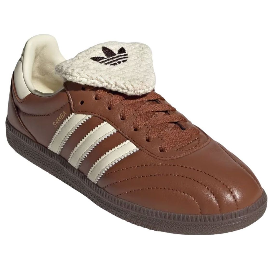 (WMNS) adidas Samba Long Tongue 'Dusky Bronze Cream White'  IH9032