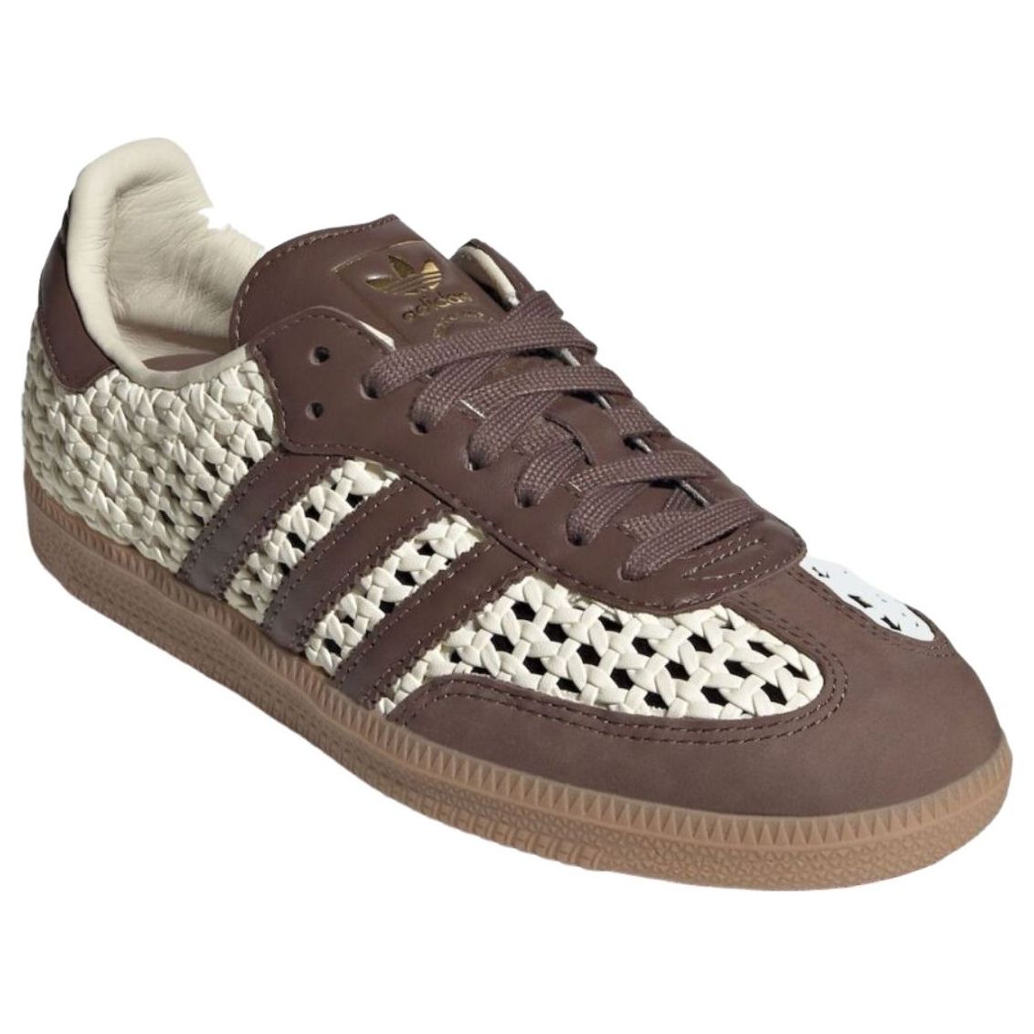 (WMNS) adidas Samba 'Basketweave White' IH9373