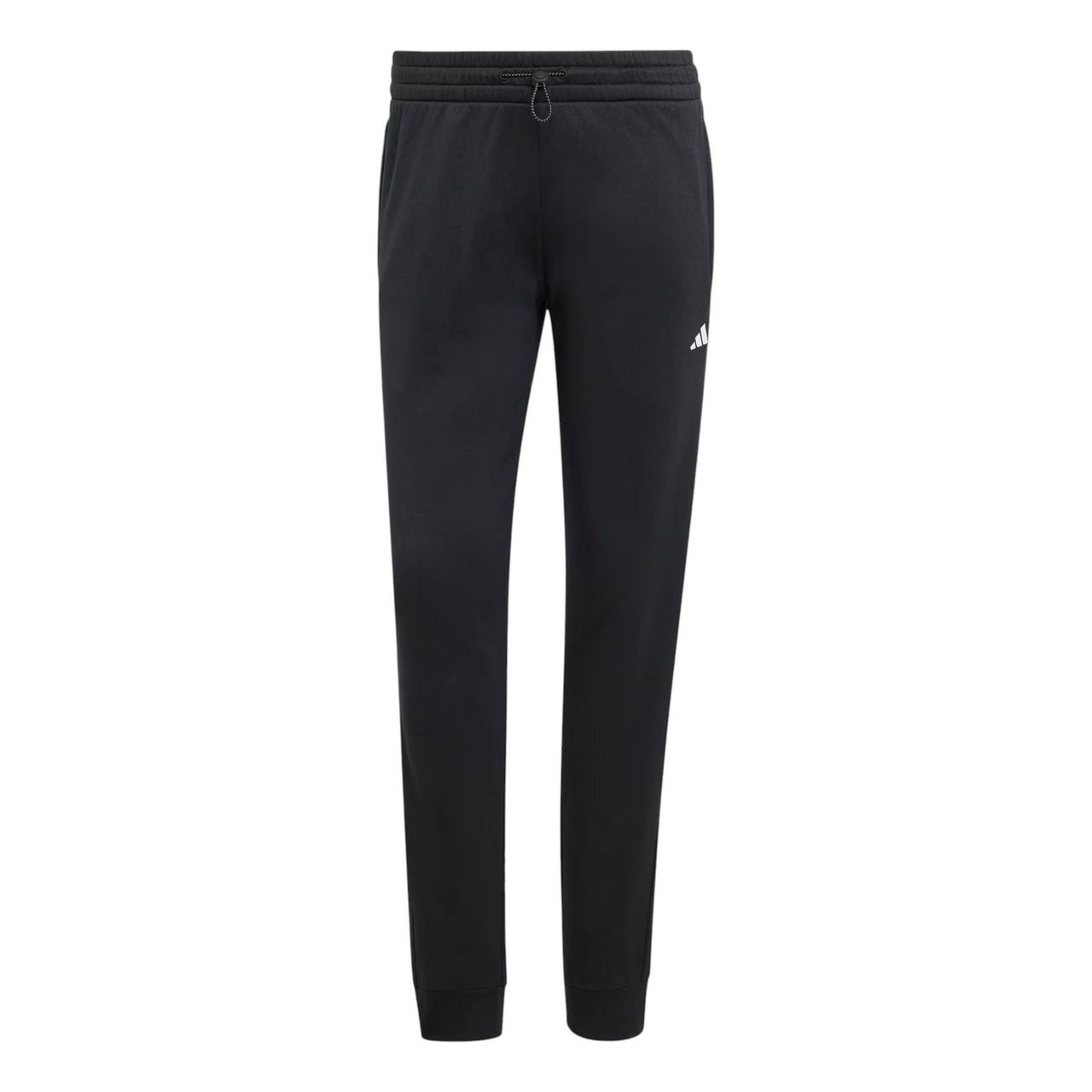 (WMNS) adidas AEROREADY Game and Go Regular Tapered Fleece Pants Asia Sizing 'Black White' IM2678