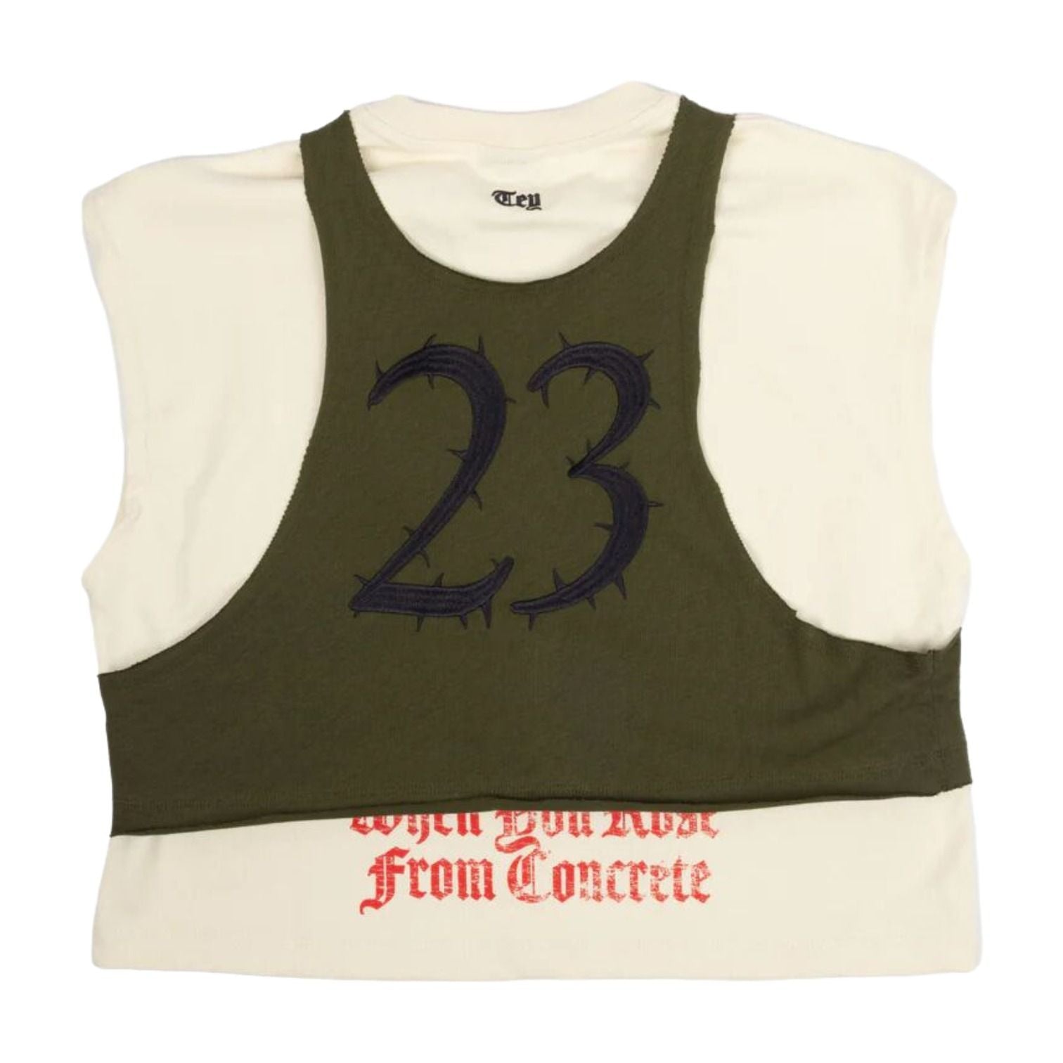 (WMNS) Jordan x Teyana Taylor T-Shirt 'Rough Green' IM6357-133