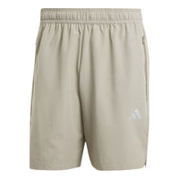 adidas Gym+ Training 3-Stripes Woven Shorts Asia Sizing 'Silver Pebble' IM7483