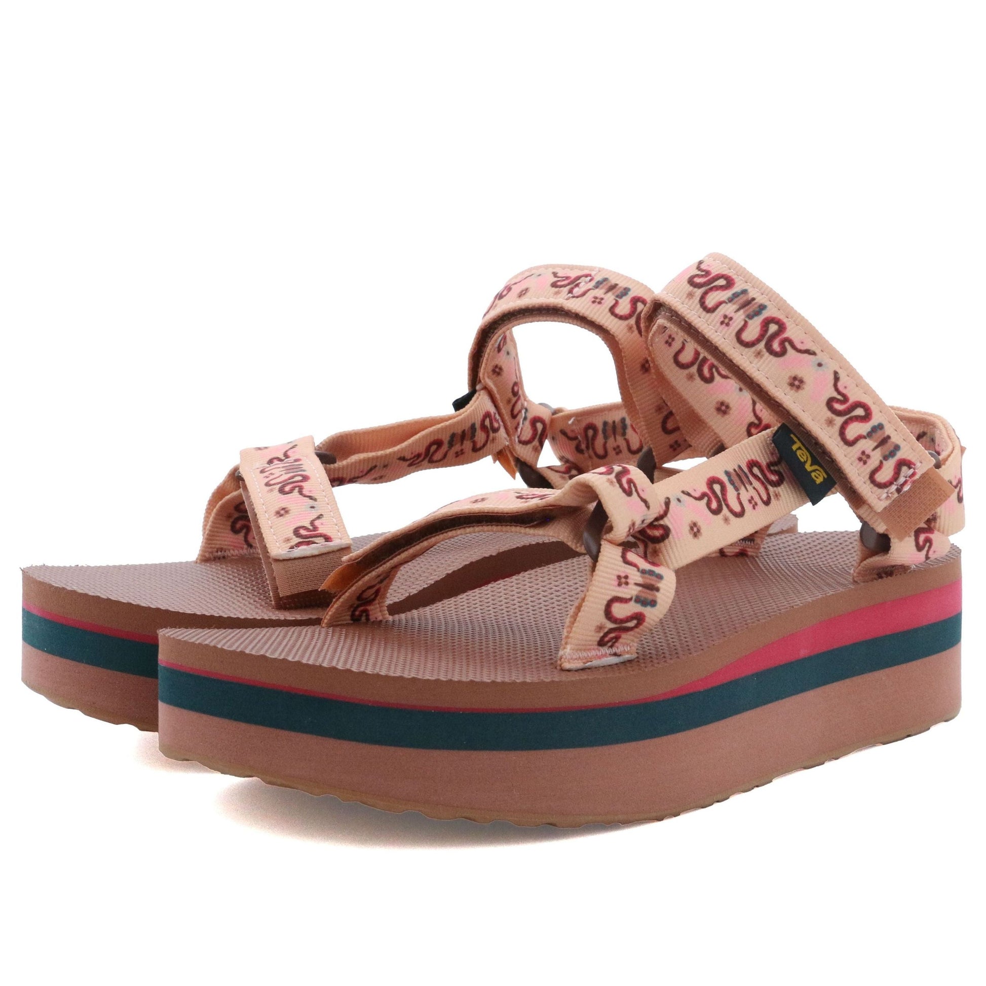 (WMNS) TEVA x Anna Sui Flatform Universal 'Pink' 1106280-LLL