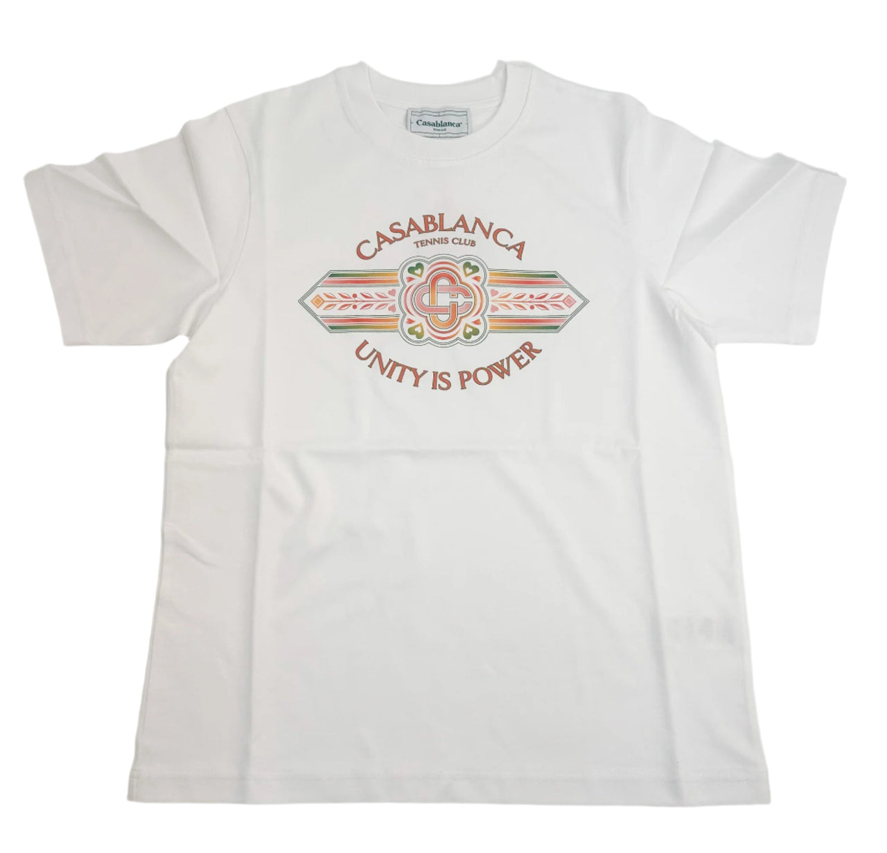 Casablanca White Unity is Power T-Shirt