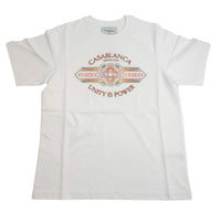 Casablanca White Unity is Power T-Shirt