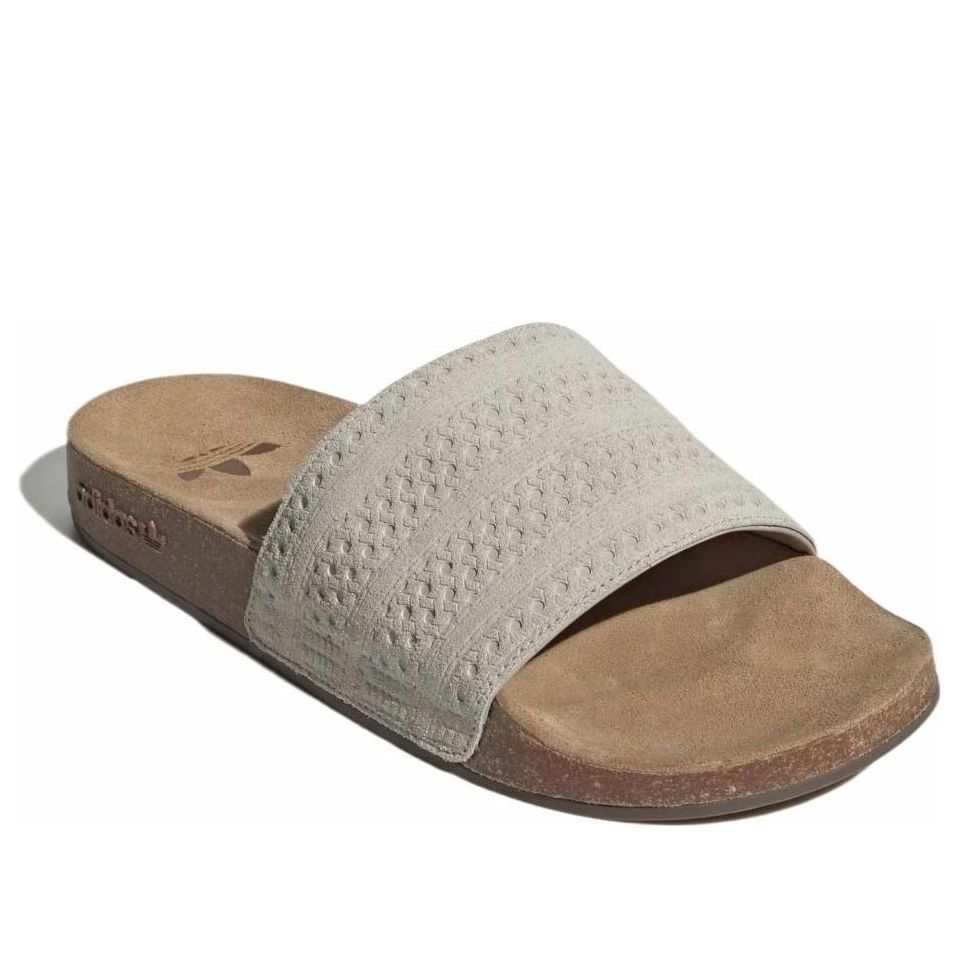 adidas Originals Adilette Slides Asia Sizing 'Wonder Beige Gum' IH6148