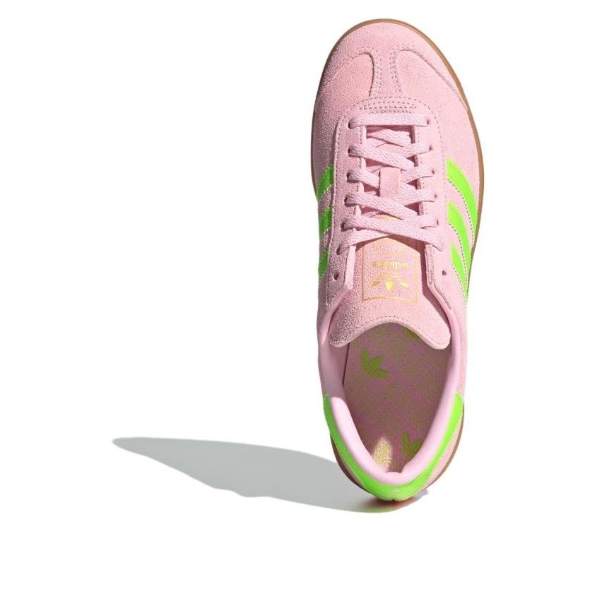 (WMNS) adidas Hamburg 'Clear Pink Solar Green' JS0683